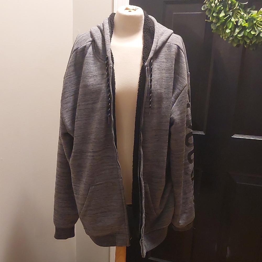 Ecko Unlimited Charcoal Zip-Up Sweater